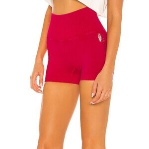 FP Movement High Rise Good Karma Bike Shorts in Cherry Tomato Size M/L NWOT